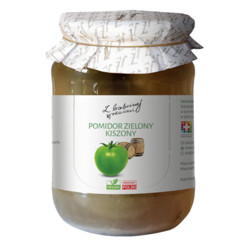 Pomidor zielony kiszony 720 ml/650 g